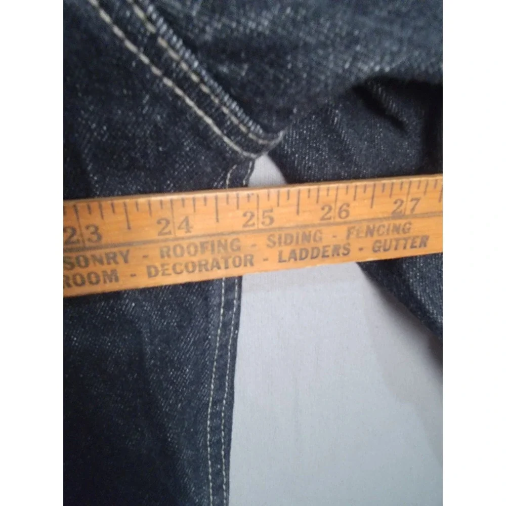 Vintage 90s Guess Denim Jacket Sz XXL Black Washed Jean Trucker 100% Cotton USA